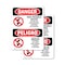 Signmission Safety Culture Sign, 7 in Width, Vinyl Decal, Rectangle, Bilingual OS-2PACK-DS-D-710-VS-1502 - alternate 1